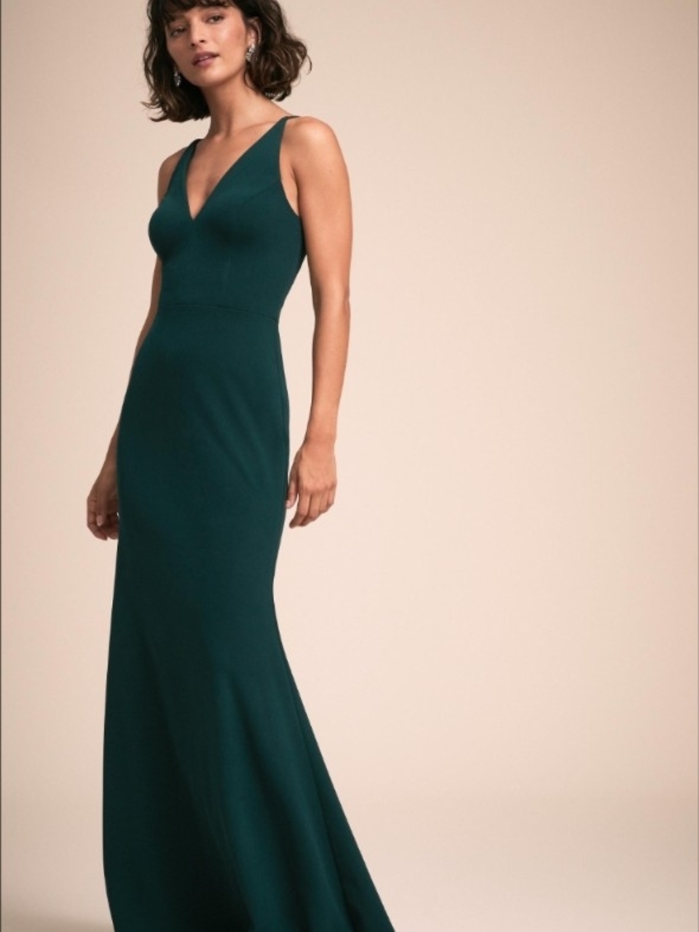 BHLDN Jones Dress In Emerald Green